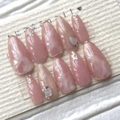 メルカリ便 ネイルチップ 現品 ニュアンス マグネット ネイル NO.161
