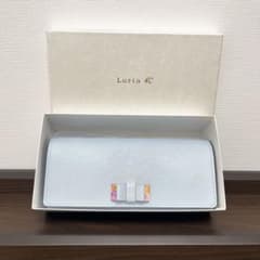新品・未使用】Luria 4℃ 長財布 ライトブルー リボン 箱付き - メルカリ