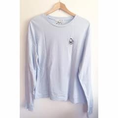 水色 長袖 Ｔシャツ 刺繍のサムネイル