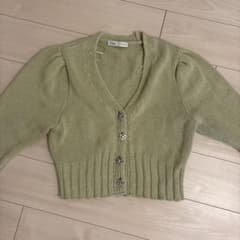 ZARA セーター　薄緑のサムネイル