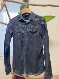 早い者勝ち！DIESEL デニムシャツ 長袖 ウエスタン ブラックのサムネイル