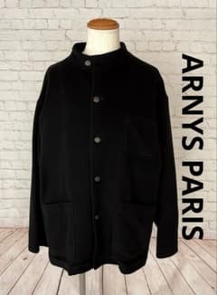 希少ヴィンテージARNYS PARISカシミヤハーフコートアウター　黒 希少ヴィンテージARNYS PARISカシミヤハーフコートアウター 黒 - メルカリ