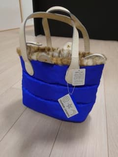 TSUMORI CHISATO トートバッグ ブルー ファーのサムネイル