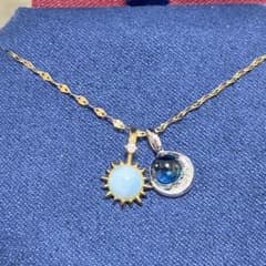 スタージュエリー 2020 k10 ネックレス 月と太陽 - メルカリ
