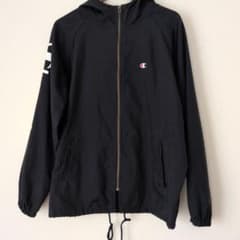 Champion ブラックナイロンジャケットのサムネイル