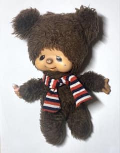 セキグチ モンチッチ おしゃぶり クマたん マフラー ぬいぐるみ 昭和