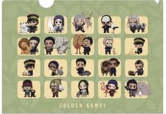 ゴールデンカムイ　集合　ちびキャラ　動物とのふれあいver. クリアファイル