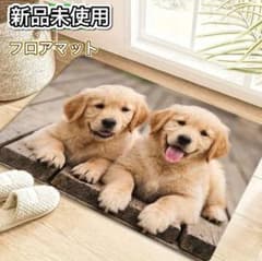 新品未使用 ゴールデンレトリバー柄 玄関マット 38×57cm - メルカリ