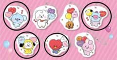 BT21 FamilyMart Limited Edition Charm Set of 4