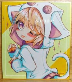 ①手描きイラスト 寸松庵 色紙 オリジナル - メルカリ