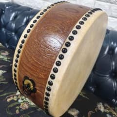 和太鼓 くり抜き胴 平胴太鼓 約40cm 1尺3寸 平太鼓 ② - メルカリ