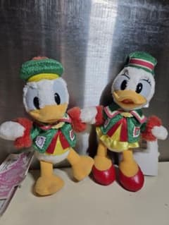 ドナルド&デイジー　ぬいぐるみキーホルダーのサムネイル