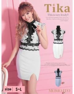 Tika キャバ ドレス タイト ホワイト ミニのサムネイル