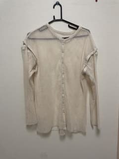 【apres jour】メッシュトップス アイボリーのサムネイル