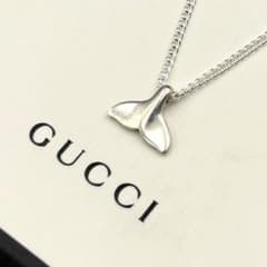 GUCCI グッチ ネックレス ドルフィン ホエールテール ヴィンテージ 925 