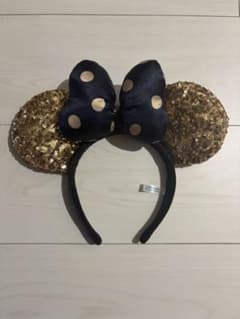 ディズニー カチューシャ スパンコール ゴールドのサムネイル
