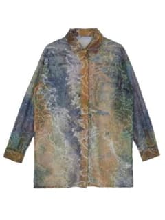 シャツ/ブラウス(長袖/七分) RIPPLE SHAGGY ART SHIRT Ameri（アメリ）の「RIPPLE SHAGGY ART SHIRT（シャツ/ブラウス）」 - WEAR
