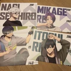 ノビエース ブルーロック 身長計ポスター 4枚セットのサムネイル