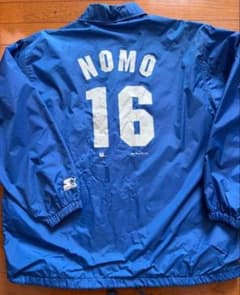 【希少当時物】STARTER 野茂英雄16ジャケットNOMOドジャーススターター 希少当時物】STARTER 野茂英雄16ジャケットNOMOドジャーススターター