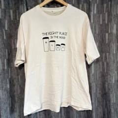 カフェモチーフ プリントTシャツ ホワイトのサムネイル