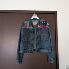Polo RALPH LAUREN パッチワーク デニムジャケット Lのサムネイル