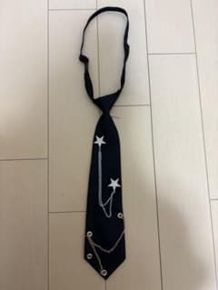 ネクタイ チェーン付き 星 パンク 制服 ゴシックのサムネイル