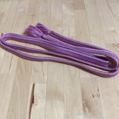 紫色　帯締め 平組のサムネイル