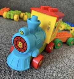 機関車セット　汽車　ブロック 車 デュプロ 知育玩具 レゴ互換品