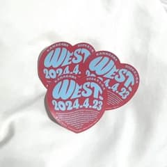 WEST. ハート ステッカー 横アリのサムネイル