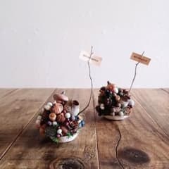 魔女の棲む森 365日のクリスマスツリー ドライフラワー リース