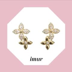 피어싱 귀걸이 골드 실버 925 지르코니아 꽃 인공 다이아몬드 1026