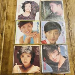 山口百恵 EPレコード6枚セット 夏ひらく青春 愛の嵐 - メルカリ