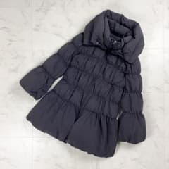 TO BE CHIC ギャザーダウンコート ブラック サイズ42*JD25 - メルカリ