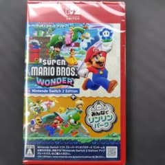 新品未開封 スーパーマリオブラザーズ ワンダー＋みんなでリンリンのサムネイル
