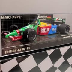1/43 ミニチャンプス ベネトンB189 A.ナニーニ 日本GP優勝 1989 - メルカリ