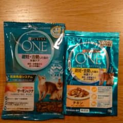 ピュリナワン 避妊、去勢した猫の体重ケア 試供品のサムネイル