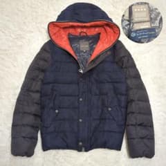 希少 デュベティカ ロロピアーナ MORGES ダウンジャケット レザー 切替