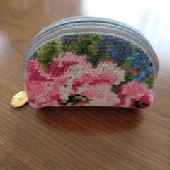 レイクアルスター　小銭入れ　花柄　レディマリー　ダークグレーのサムネイル