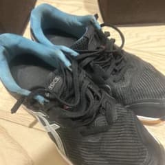 ASICS 배구 신발 블랙 / 블루