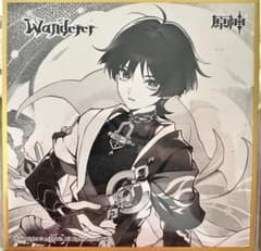 원신 Wanderer 흑백 아트