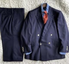 超名品】BB5位 バーバリー 金ボタンダブルセットアップスーツ