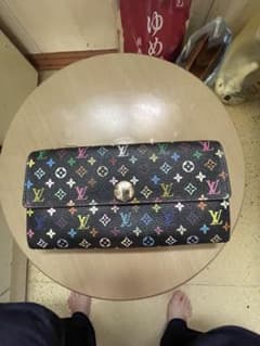 Louis Vuitton 二つ折り財布 ブラック/マルチカラーのサムネイル
