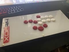 Hitbox アーケードコントローラー ホワイト/レッド　箱無しのサムネイル