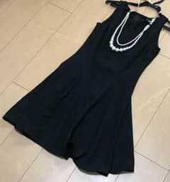 H&M新品☆上品フレアワンピース黒ザラリエンダセオリーアルマーニのサムネイル