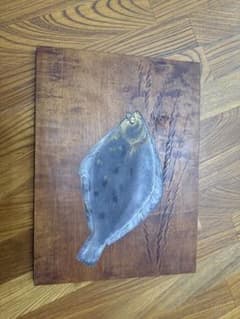 木版画　魚　虫　2枚のサムネイル