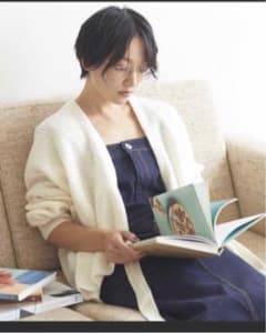 【高山 都×oblekt】ウールカシュクールニット【WEB限定】のサムネイル