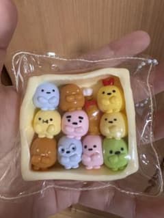 식빵형 스미코구라시달 캐릭터 스퀴즈 키링