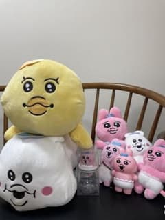 おぱんちゅうさぎ&んぽちゃむ ぬいぐるみセットのサムネイル