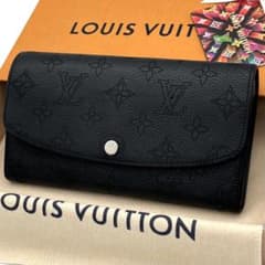ルイヴィトン ポルトフォイユ イリス マヒナ ブラック 長財布 ノワール