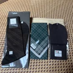 POLOハンカチ,ZANOBETTI,ChristianDior靴下 3点セットのサムネイル